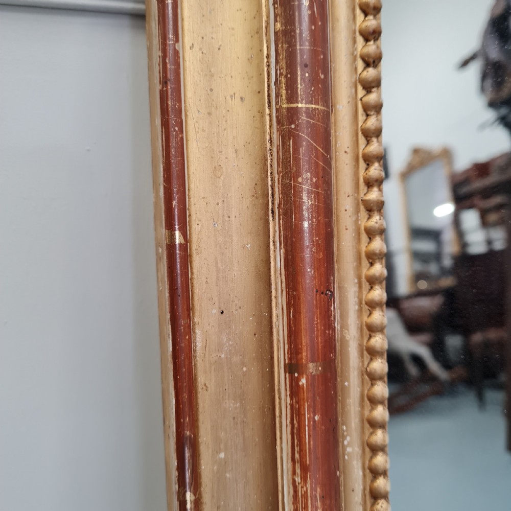 Antique French Gold Louis Philippe Mirror c1890 View III