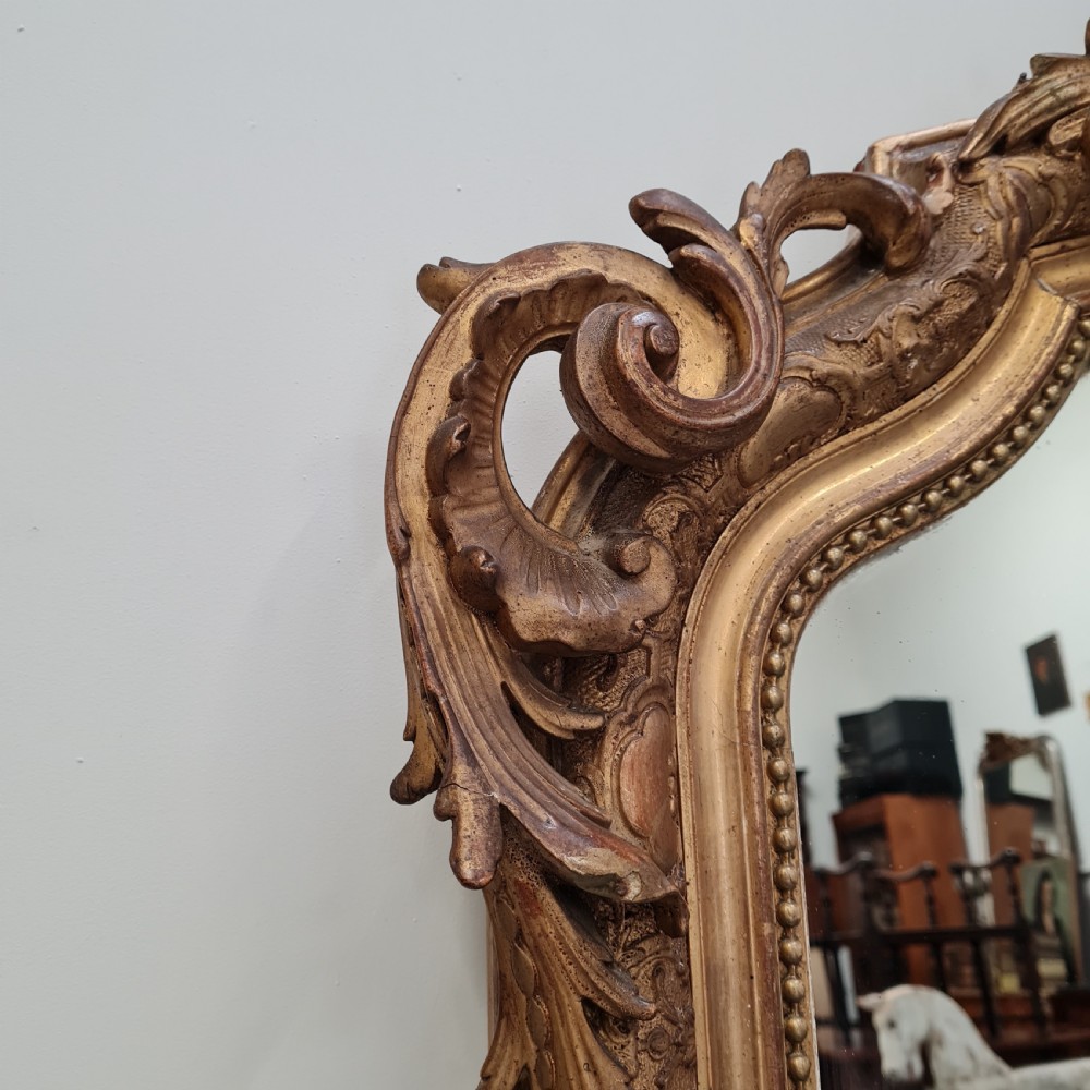 Antique French Gilded Mirror C1860 View III