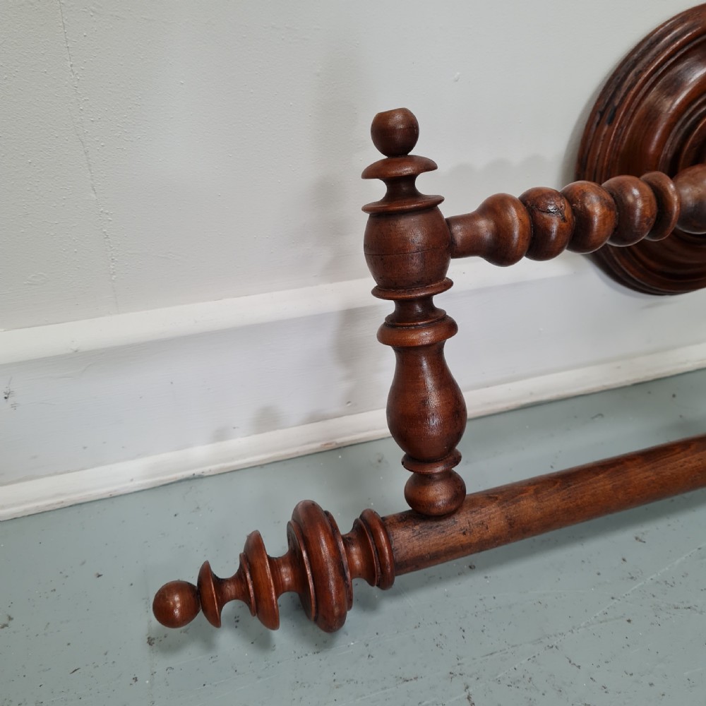 Antique Wooden French Towel Rail View III