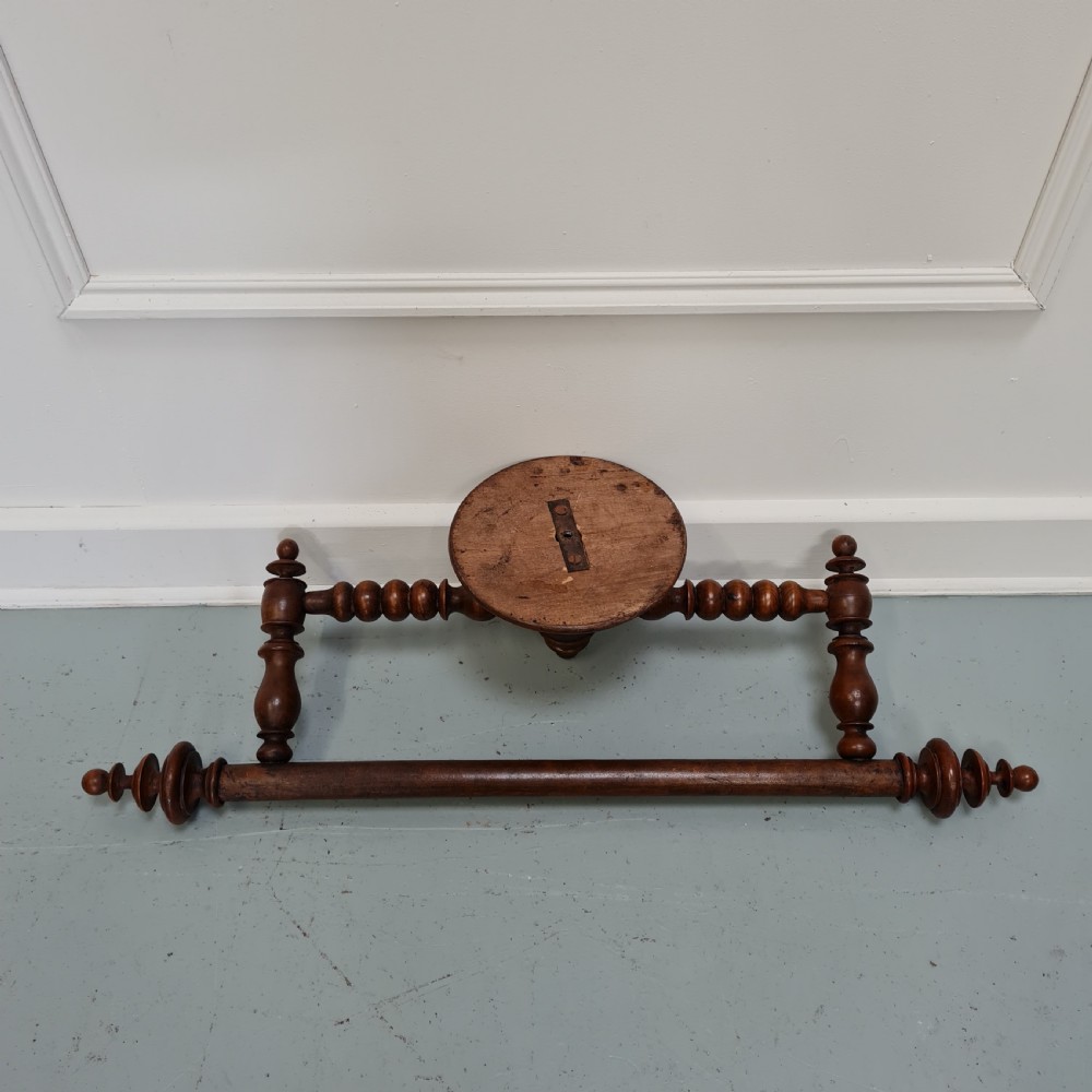 Antique Wooden French Towel Rail View IV