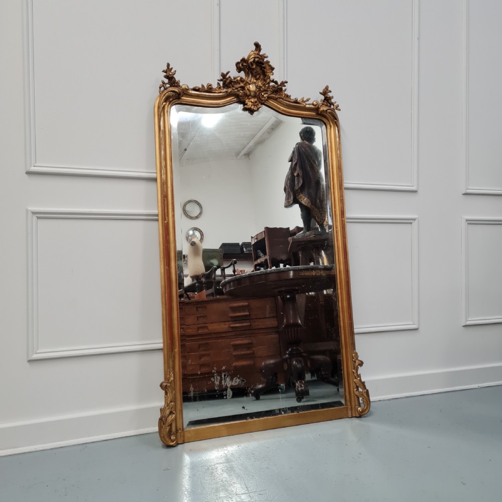 Antique French Rococo Mirror C1890
