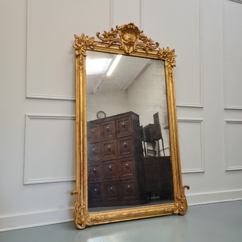 Stunning Antique Italian Gilded Mirror C1840