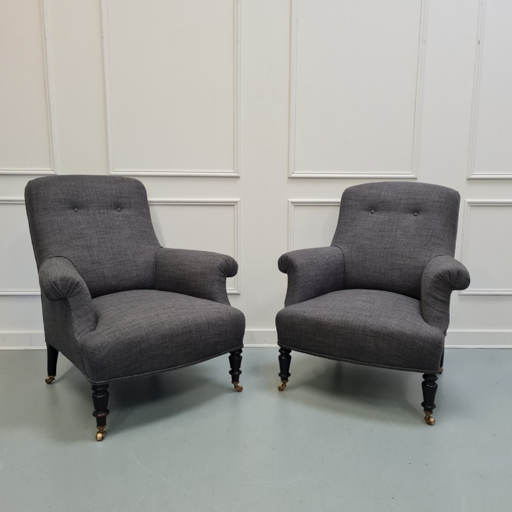 Pair of Beautiful Antique French Armchairs
