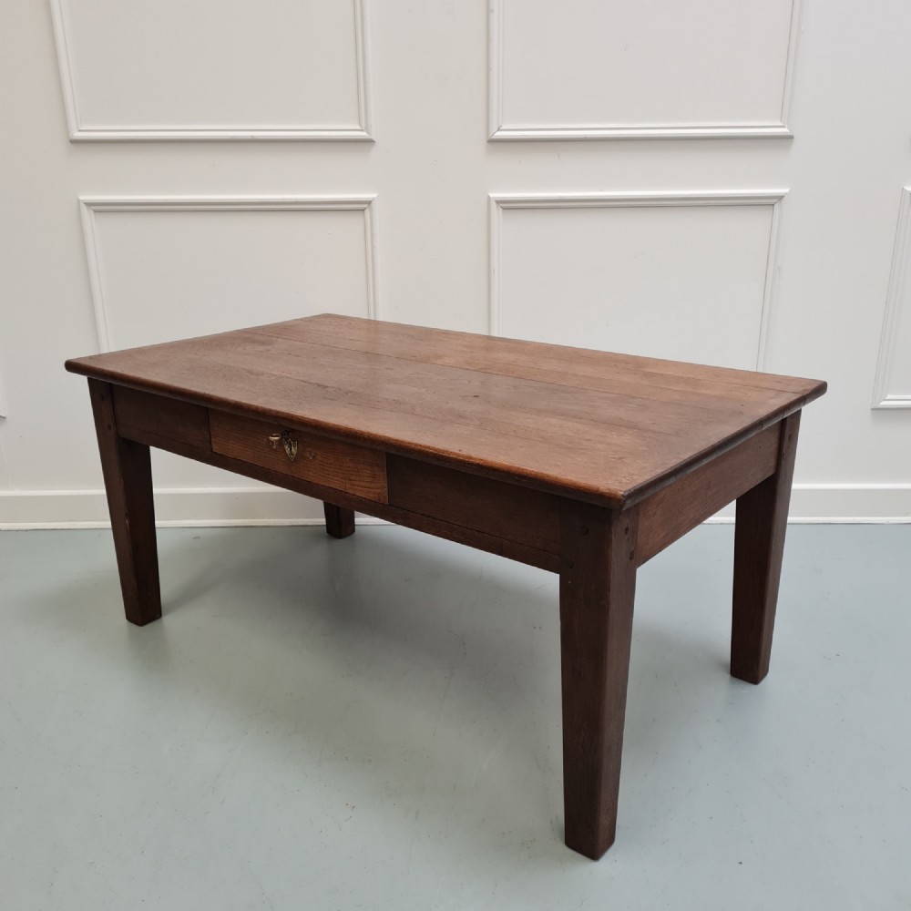 Antique French Oak Coffee Table C1890