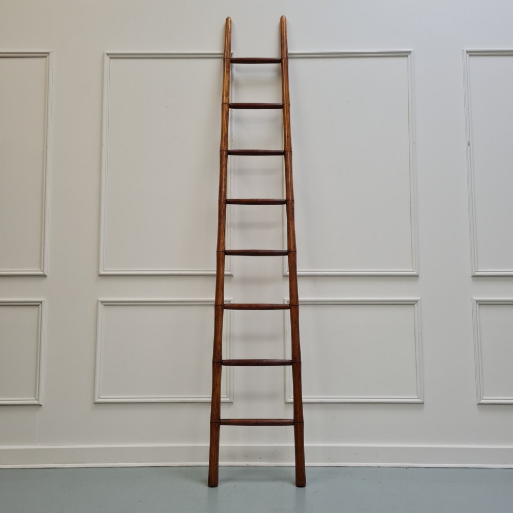 Antique French Library Ladder C1900