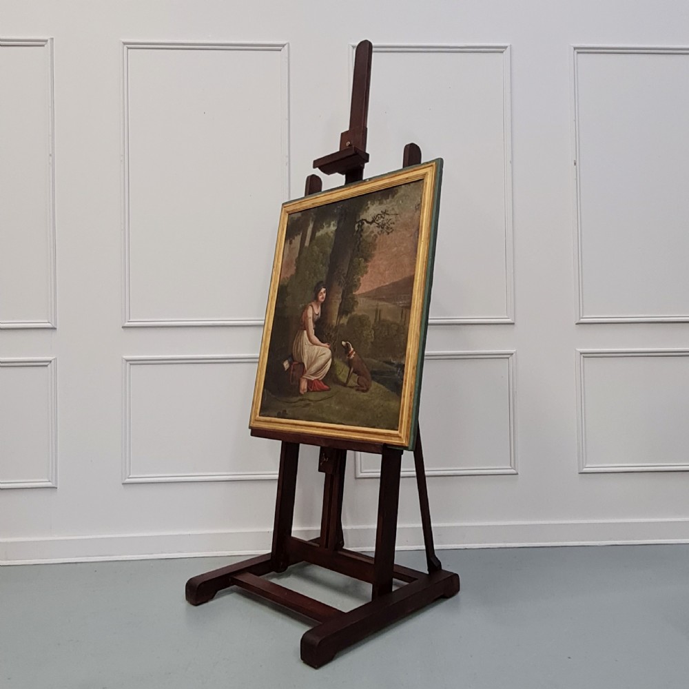 Antique Artist Easel c1930 View V