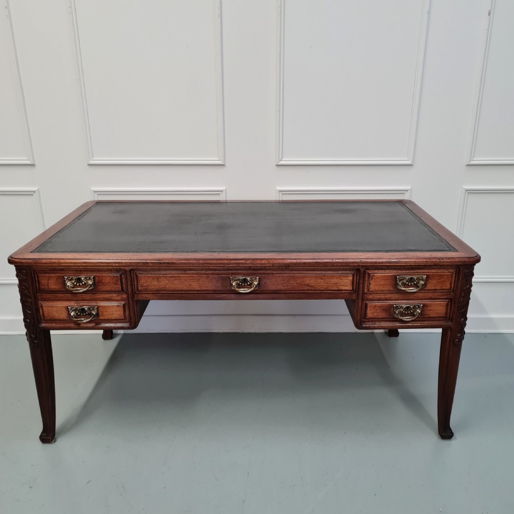 Antique French Desk Walnut c1900 View II