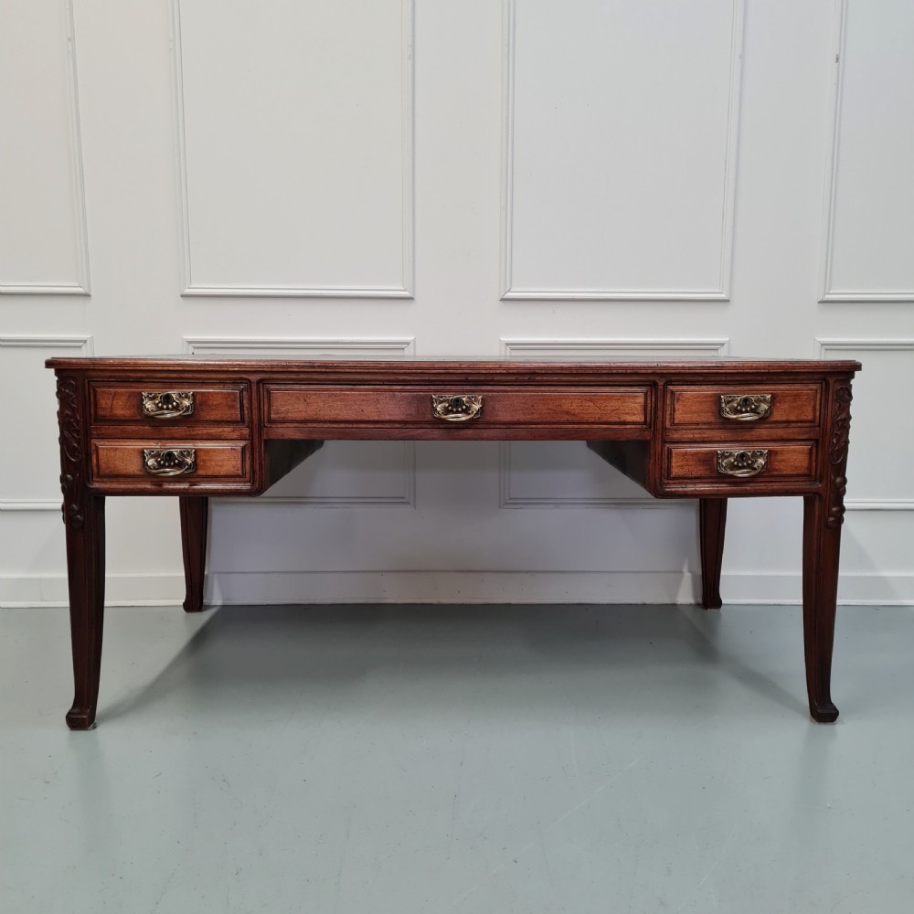 Antique French Desk Walnut c1900 View III