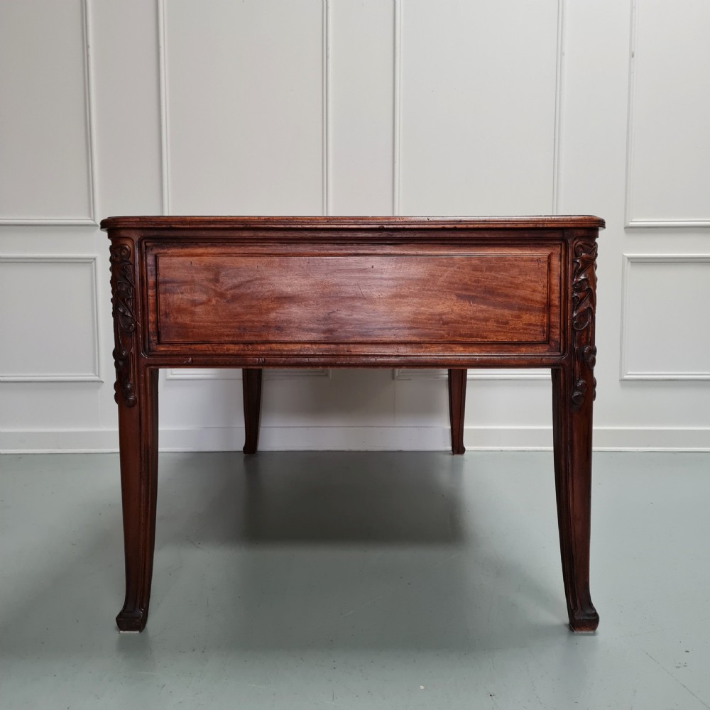 Antique French Desk Walnut c1900 View VII