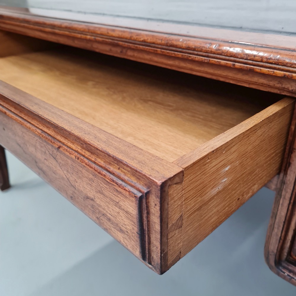 Antique French Desk Walnut c1900 View VIII