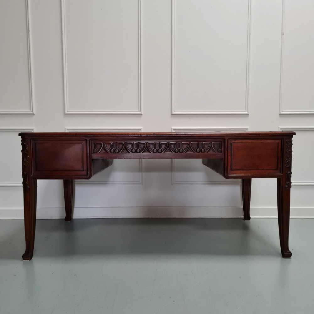 Antique French Desk Walnut c1900 View IX
