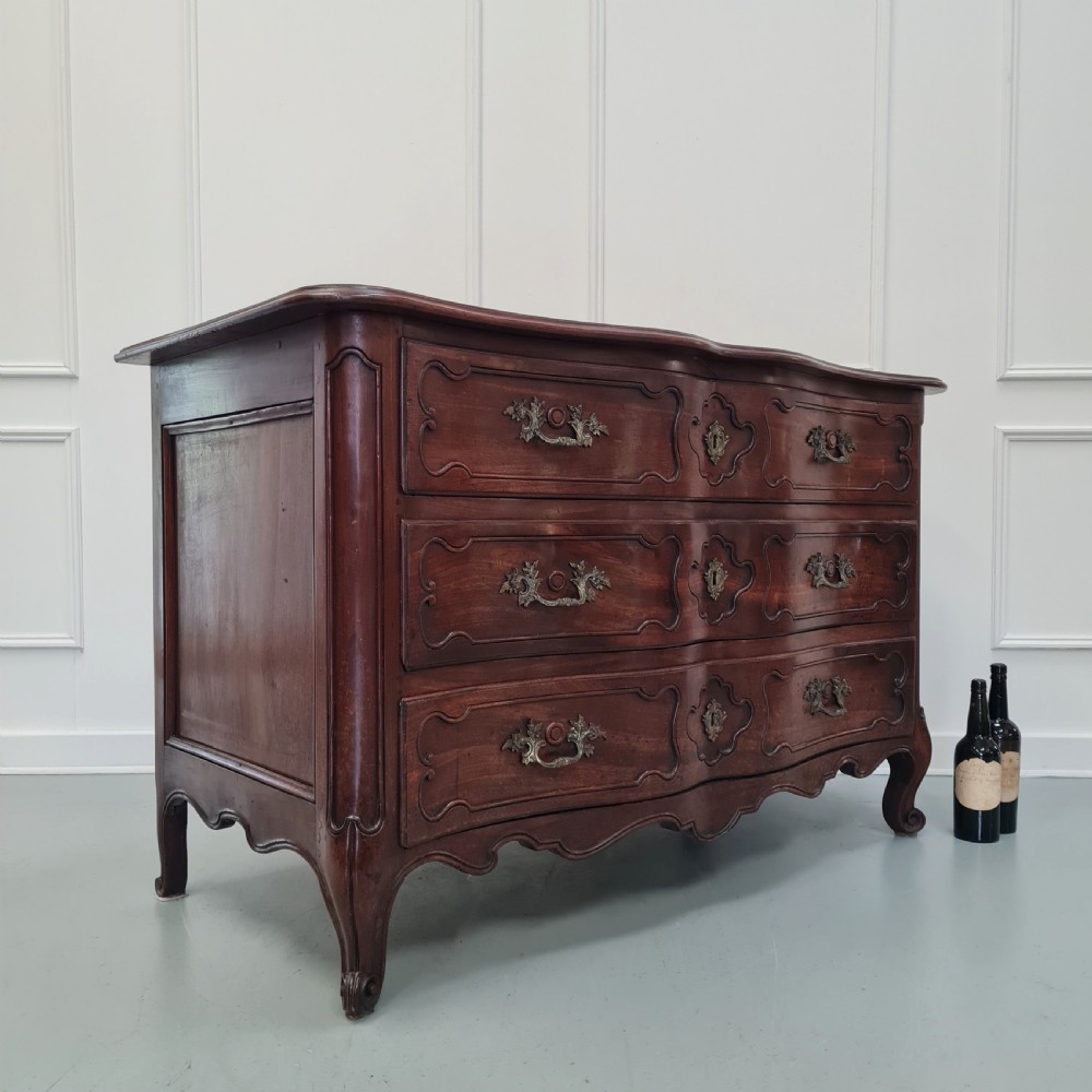 Early French Walnut Commode c1760 View II