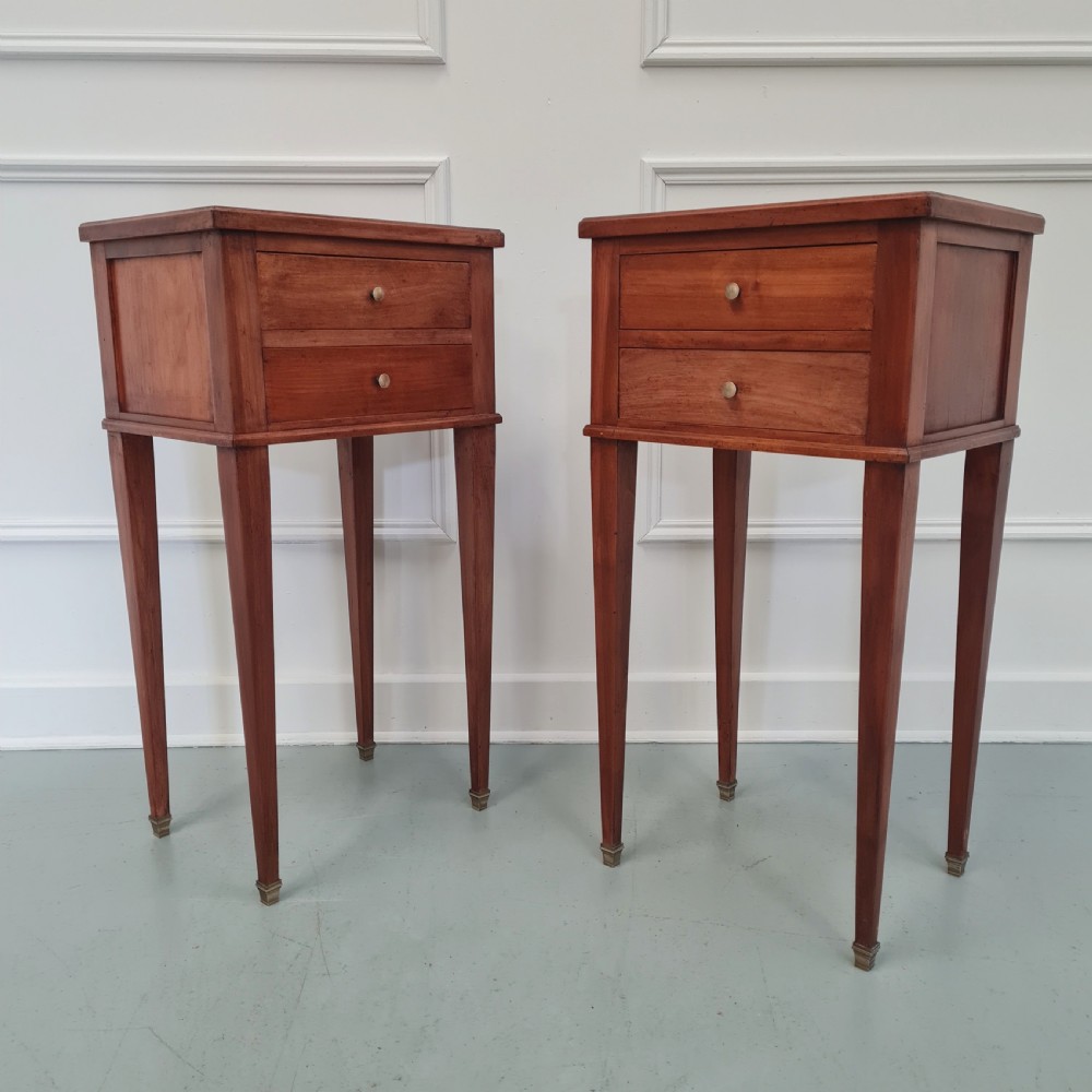 Pair of Antique French Bedside Tables c1930