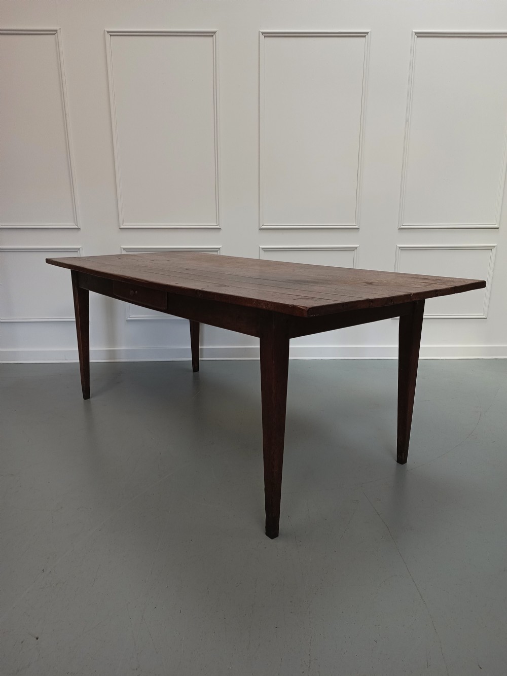 Large Oak Antique French Farmhouse Table C1840