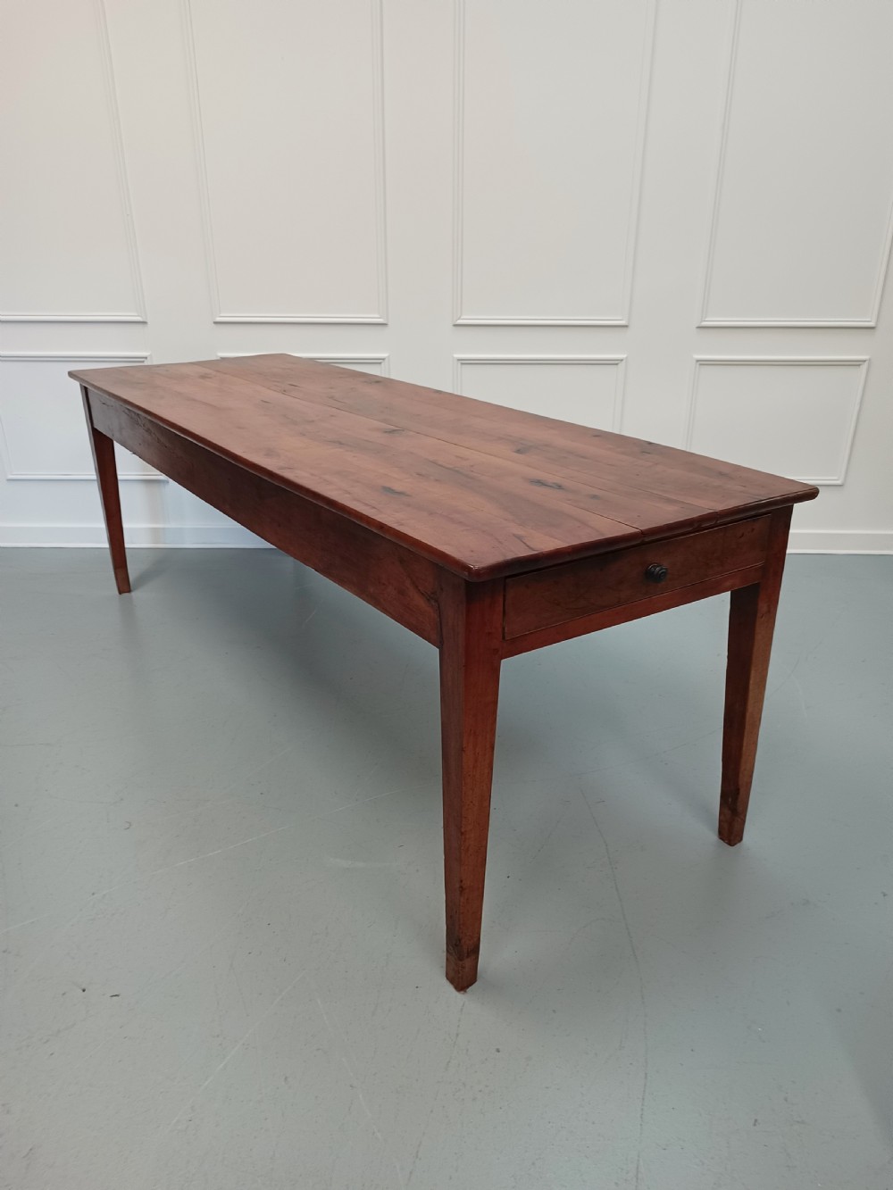 Huge Antique French Cherry wood Farmhouse Table c1840