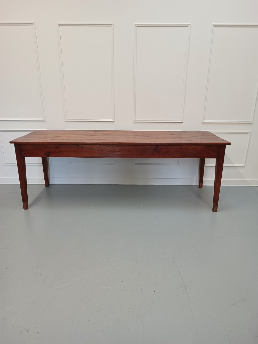 Huge Antique French Cherry wood Farmhouse Table c1840 View IV