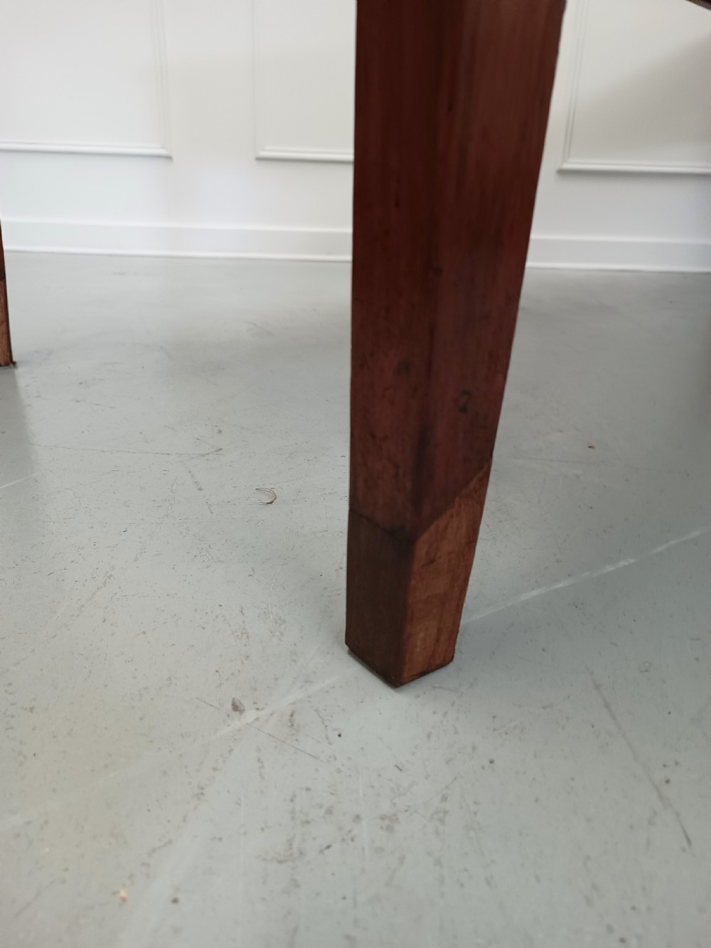 Huge Antique French Cherry wood Farmhouse Table c1840 View VII