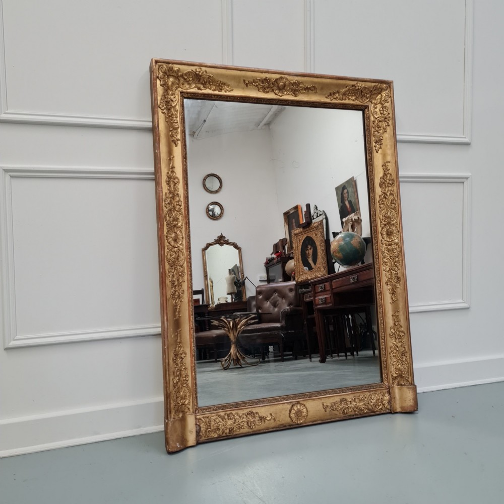 Antique Regency Gilded French Mirror C1820
