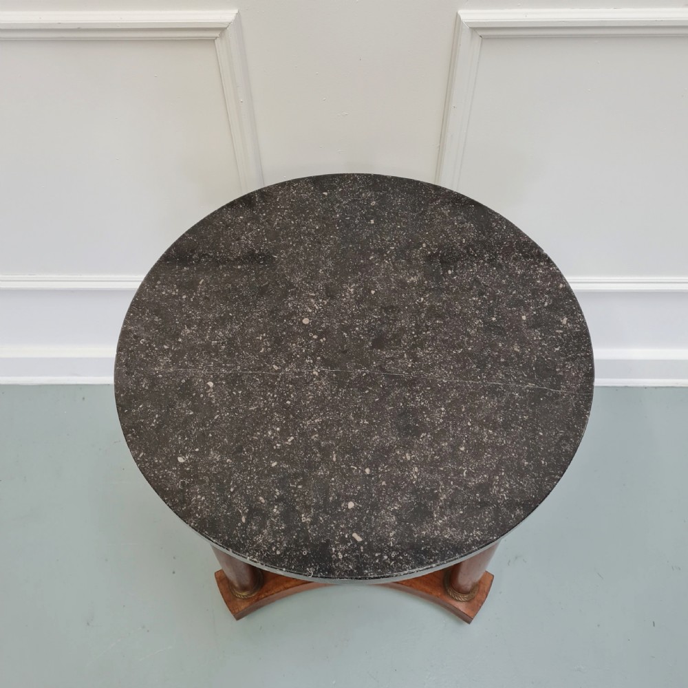 French Empire Antique Gueridon Table View IV