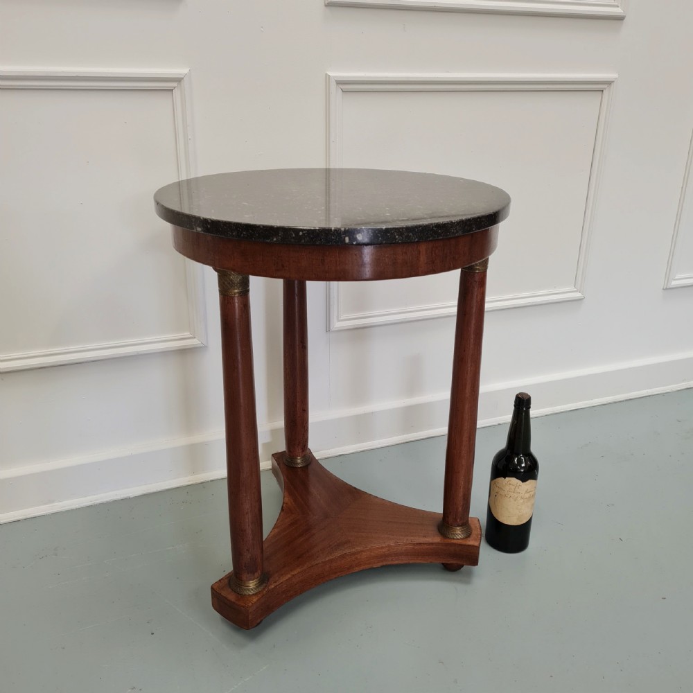 French Empire Antique Gueridon Table View V