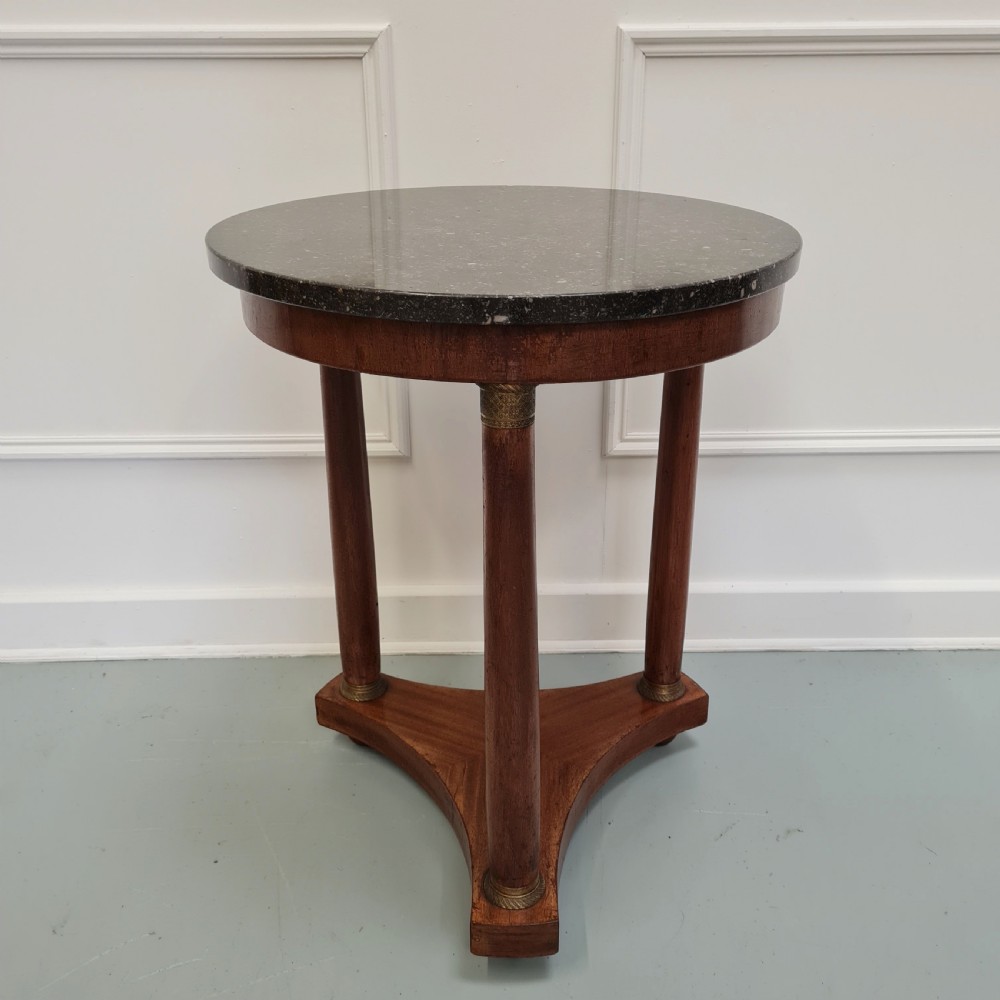 French Empire Antique Gueridon Table View VI