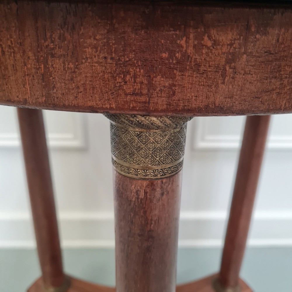 French Empire Antique Gueridon Table View VII