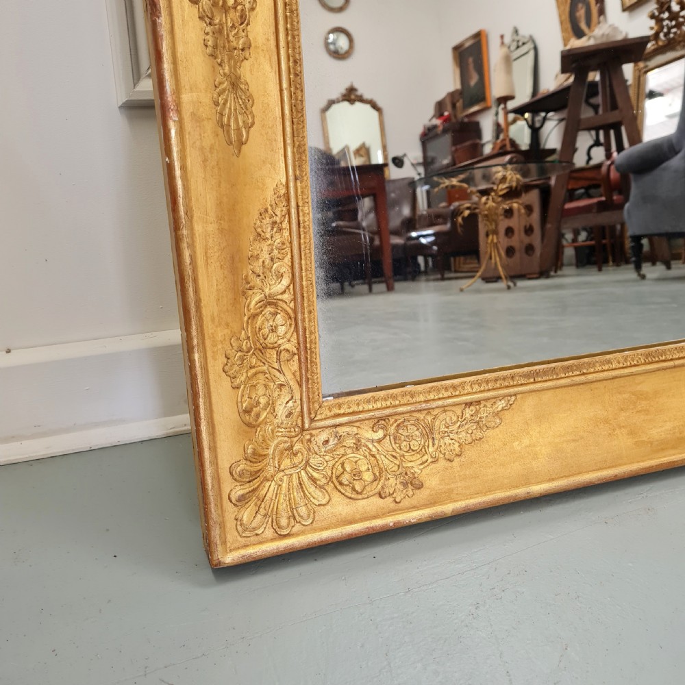 Large Antique French Empire Mirror c1830 View III