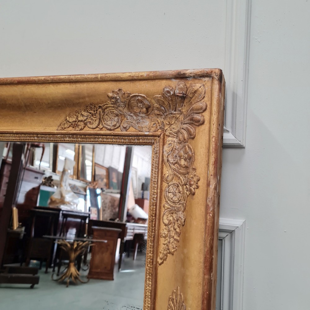 Large Antique French Empire Mirror c1830 View VI