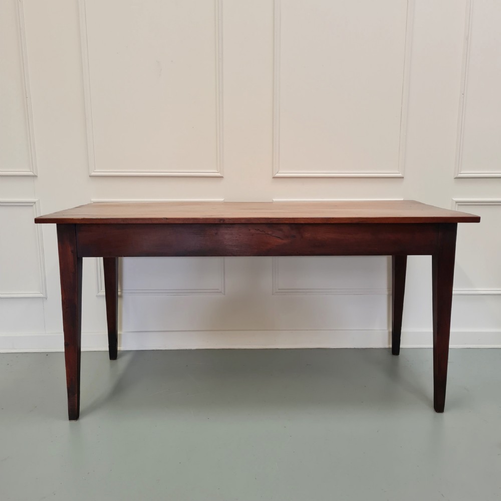 Antique French Cherry wood Farmhouse Table c1840