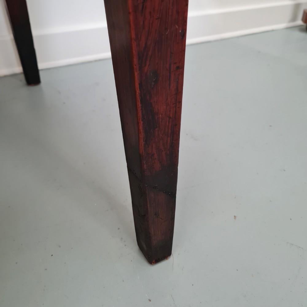 Antique French Cherry wood Farmhouse Table c1840 View IV