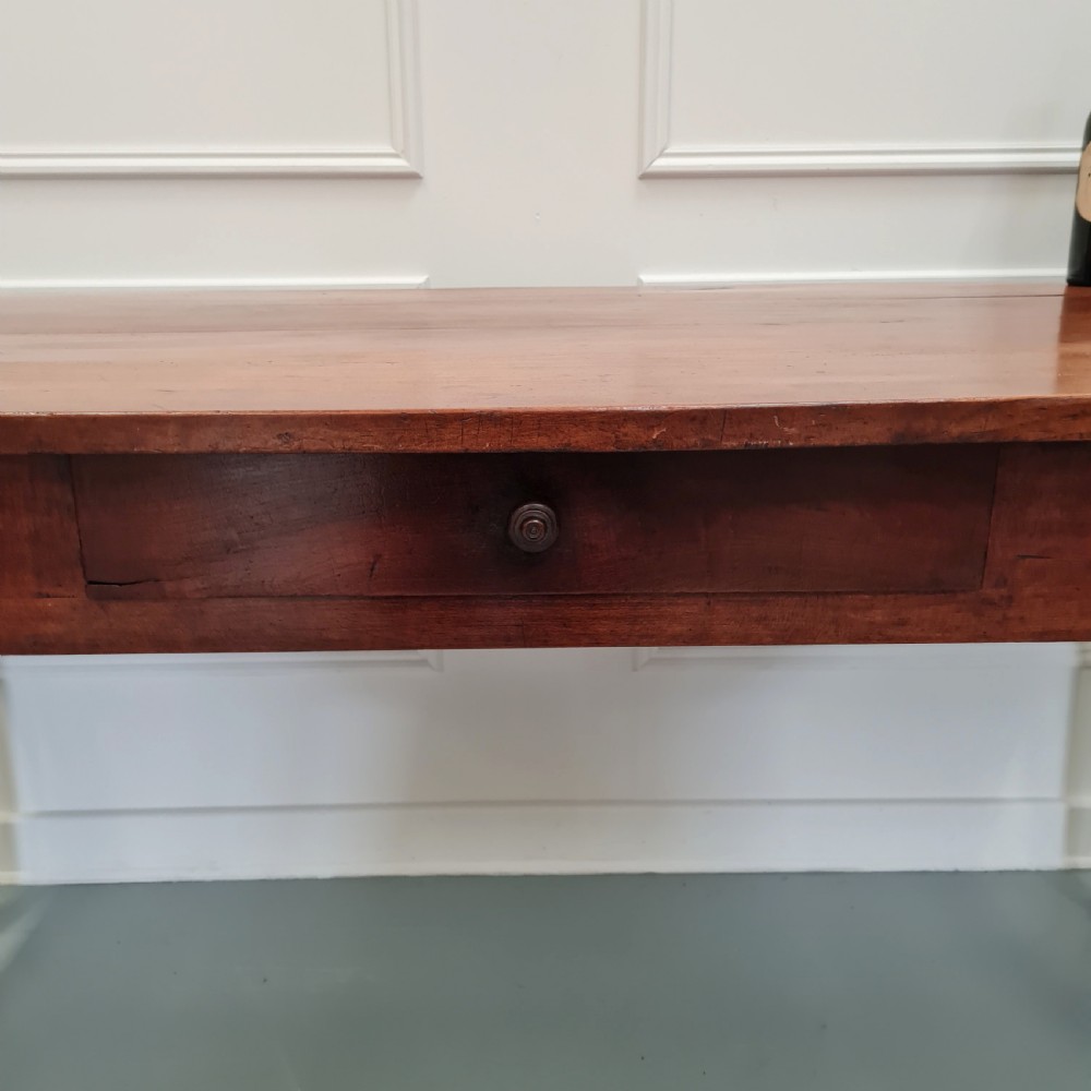 Antique French Cherry wood Farmhouse Table c1840 View VII