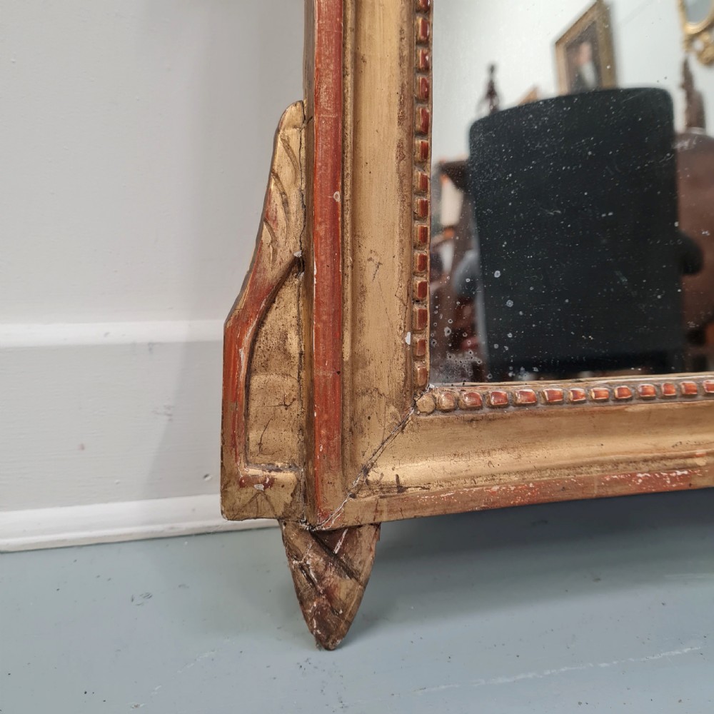Antique French Marriage Mirror c1820 View II