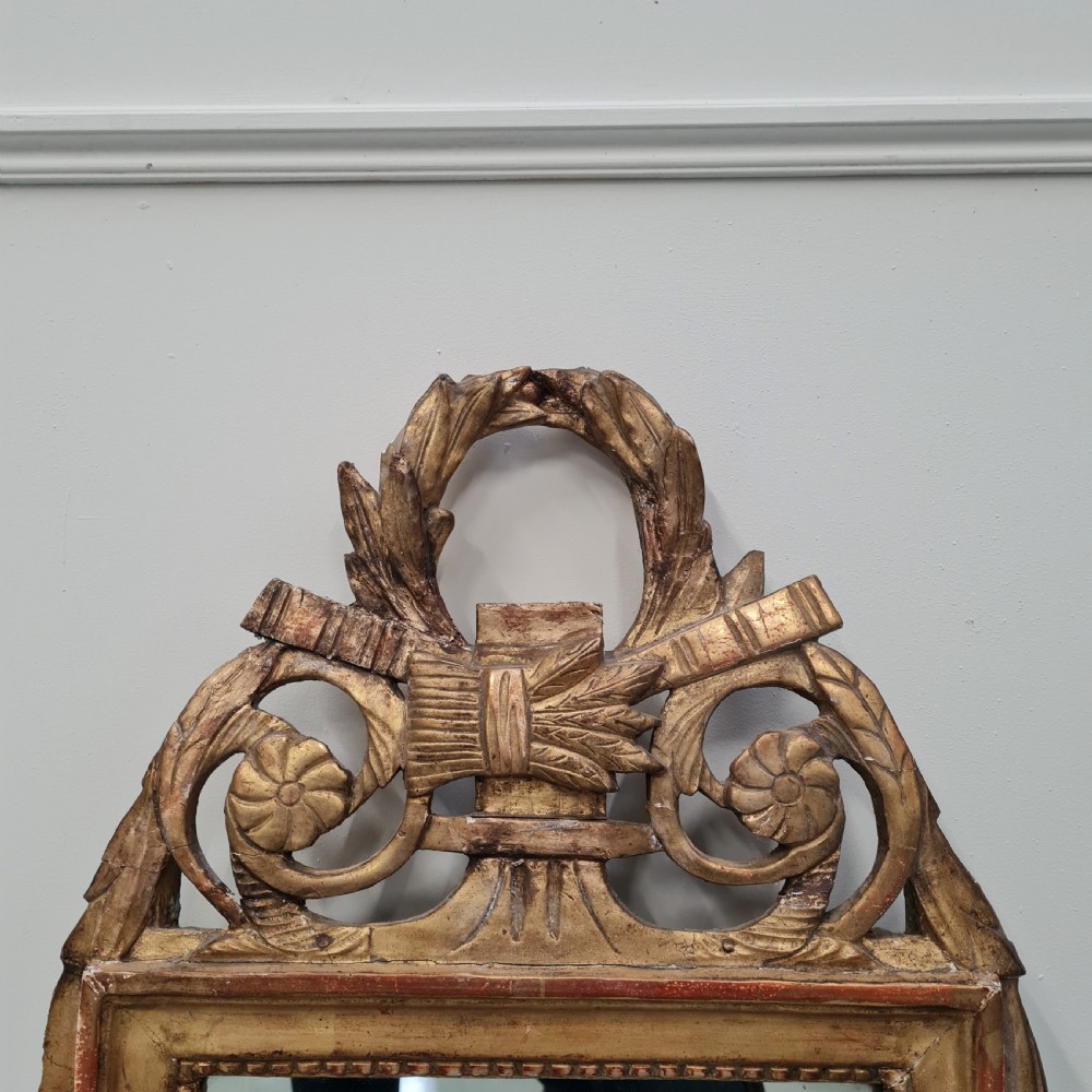Antique French Marriage Mirror c1820 View III