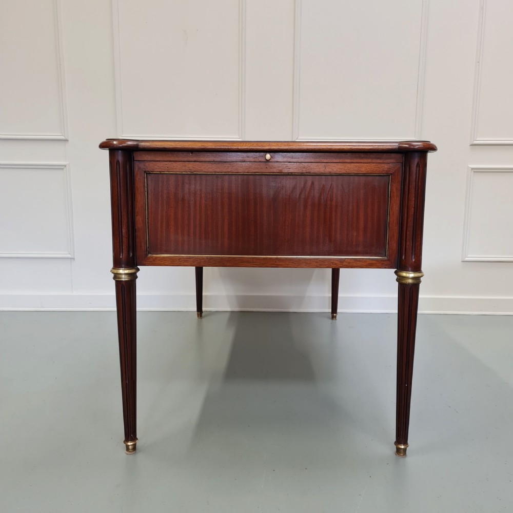 Large Antique French Mahogany Desk c1920 View III