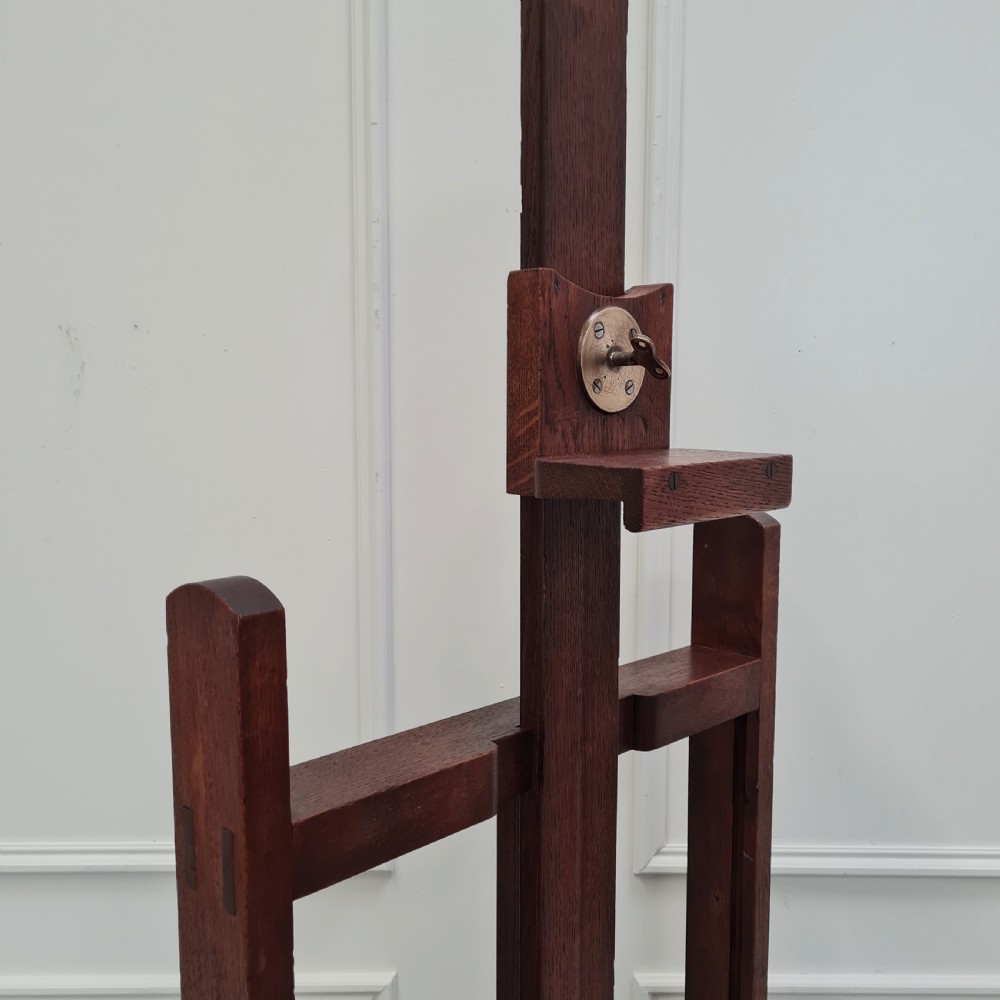 French Oak Easel made in c1900 View VI