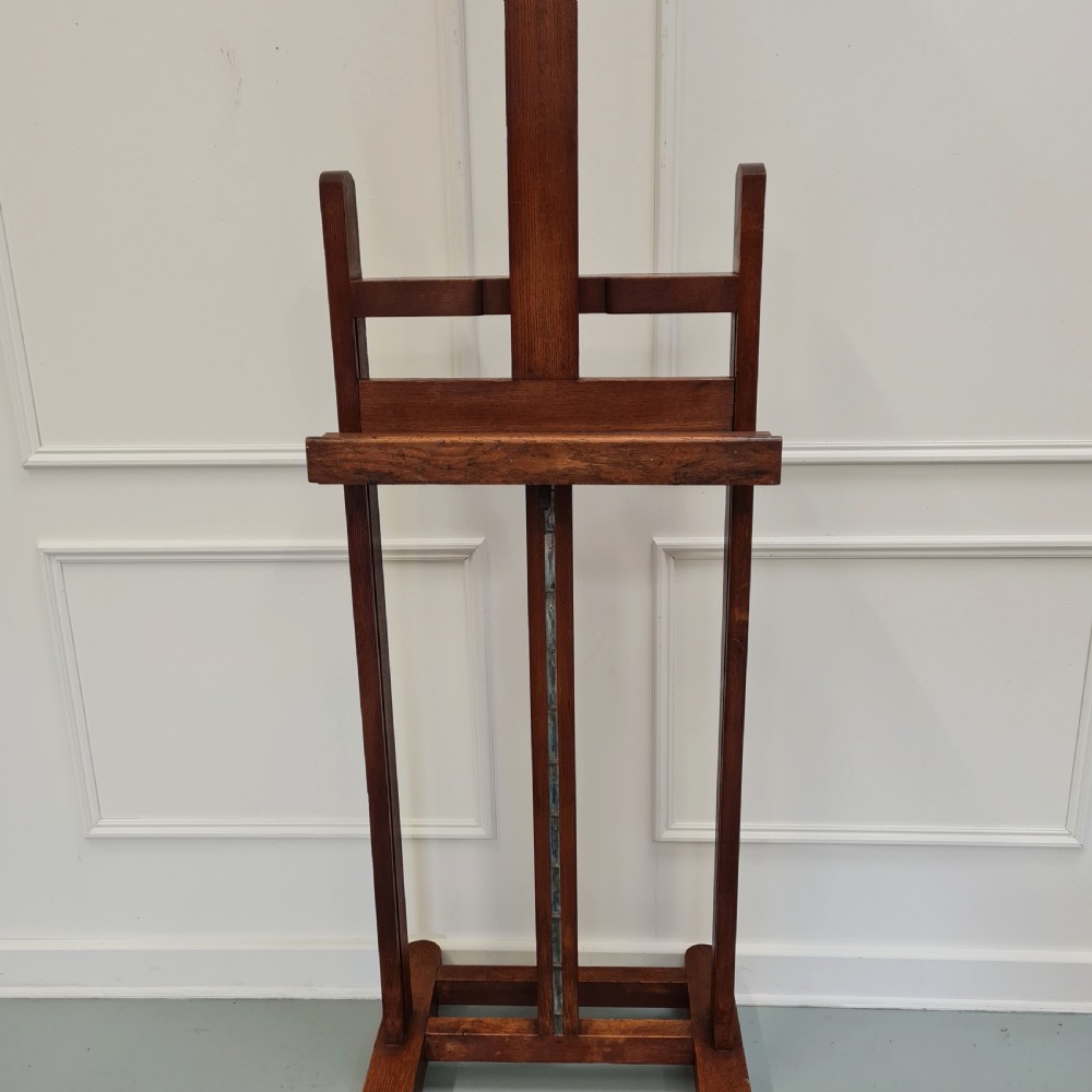 French Oak Easel made in c1900 View VIII