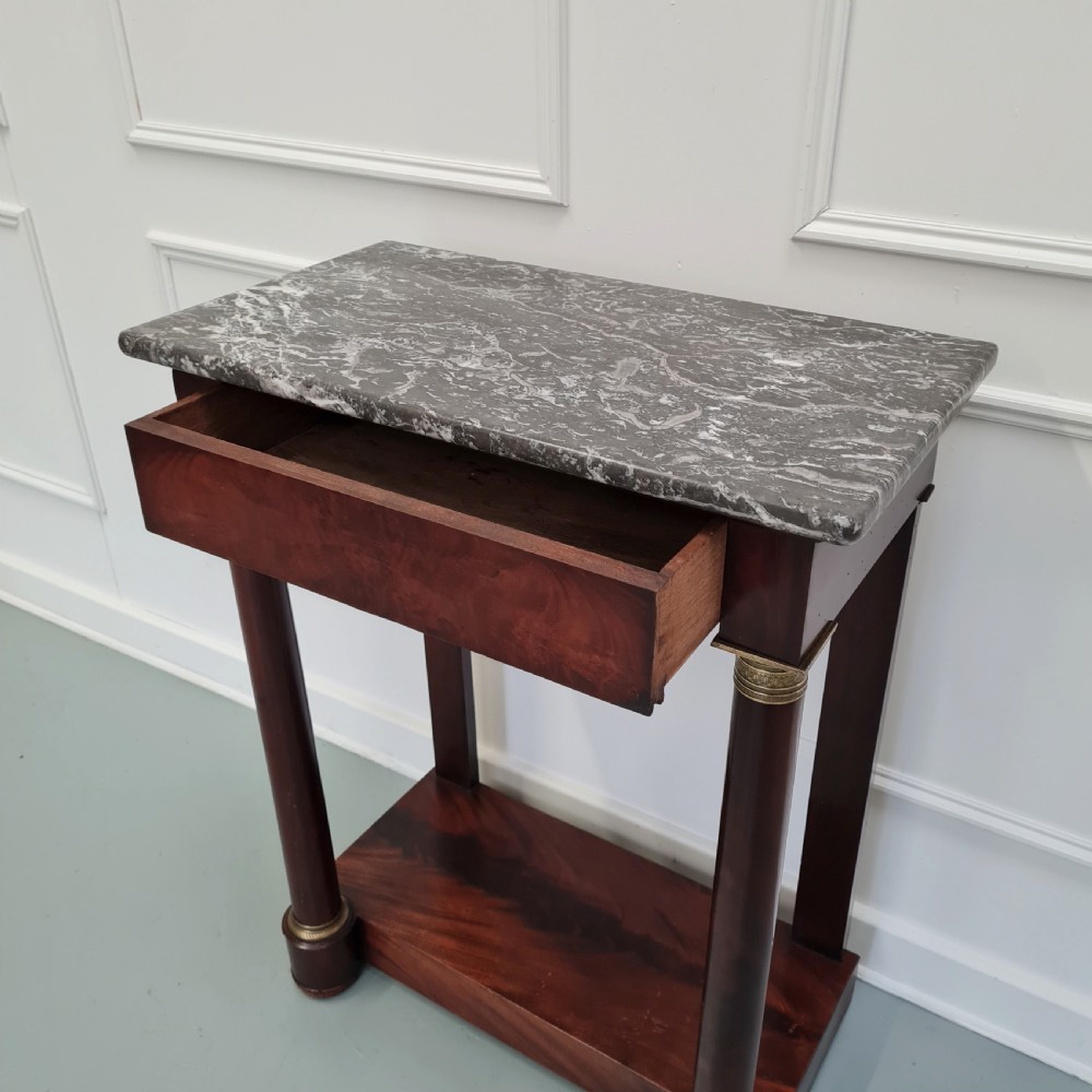 Antique Empire French Console Table C1830 View V