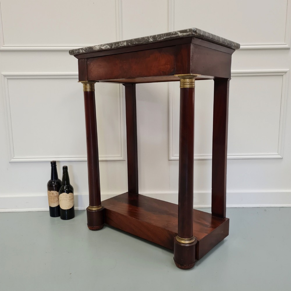 Antique Empire French Console Table C1830 View VI