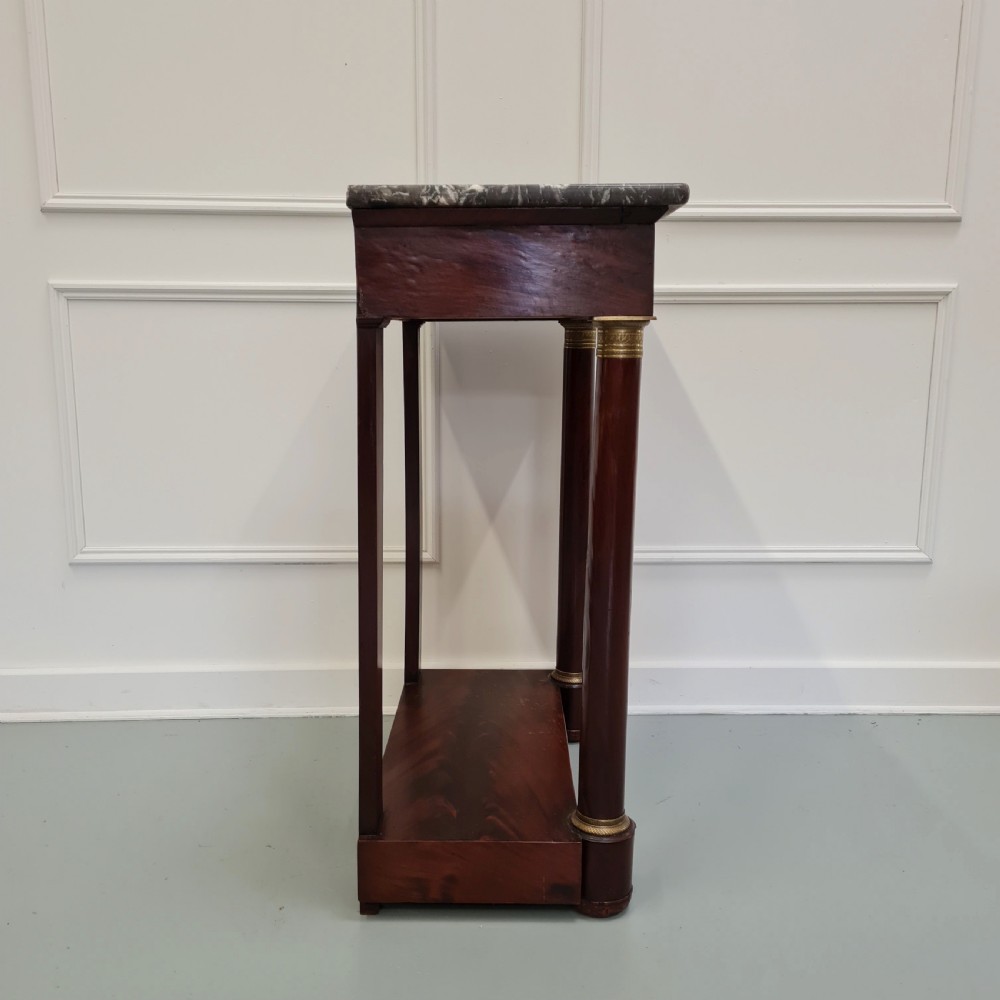 Antique Empire French Console Table C1830 View IX