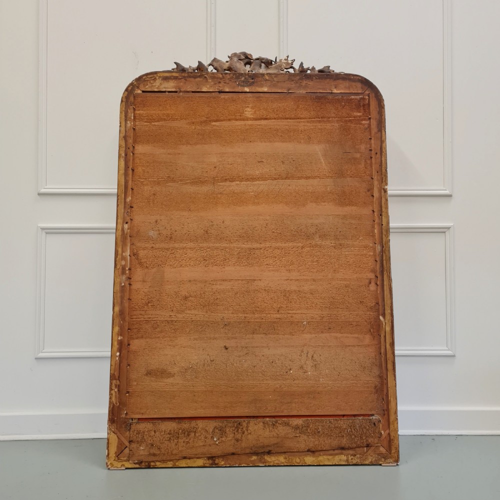 Antique French Gilded Mirror c1880 View IX