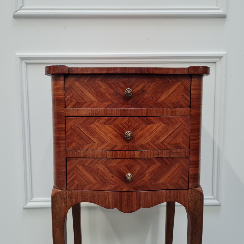 Pair of Kingwood Bedside Tables c1930 View IX