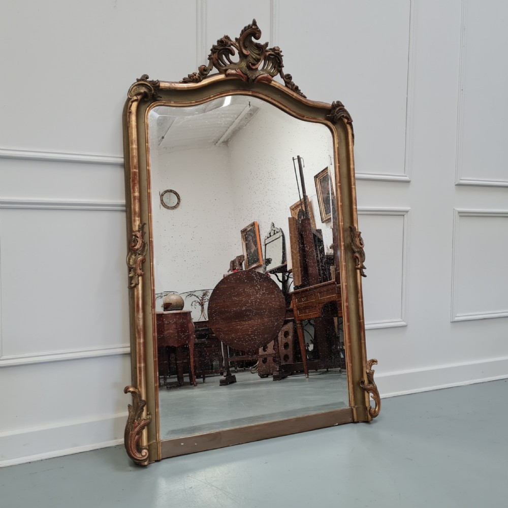 Antique French Rococo Mirror c1890