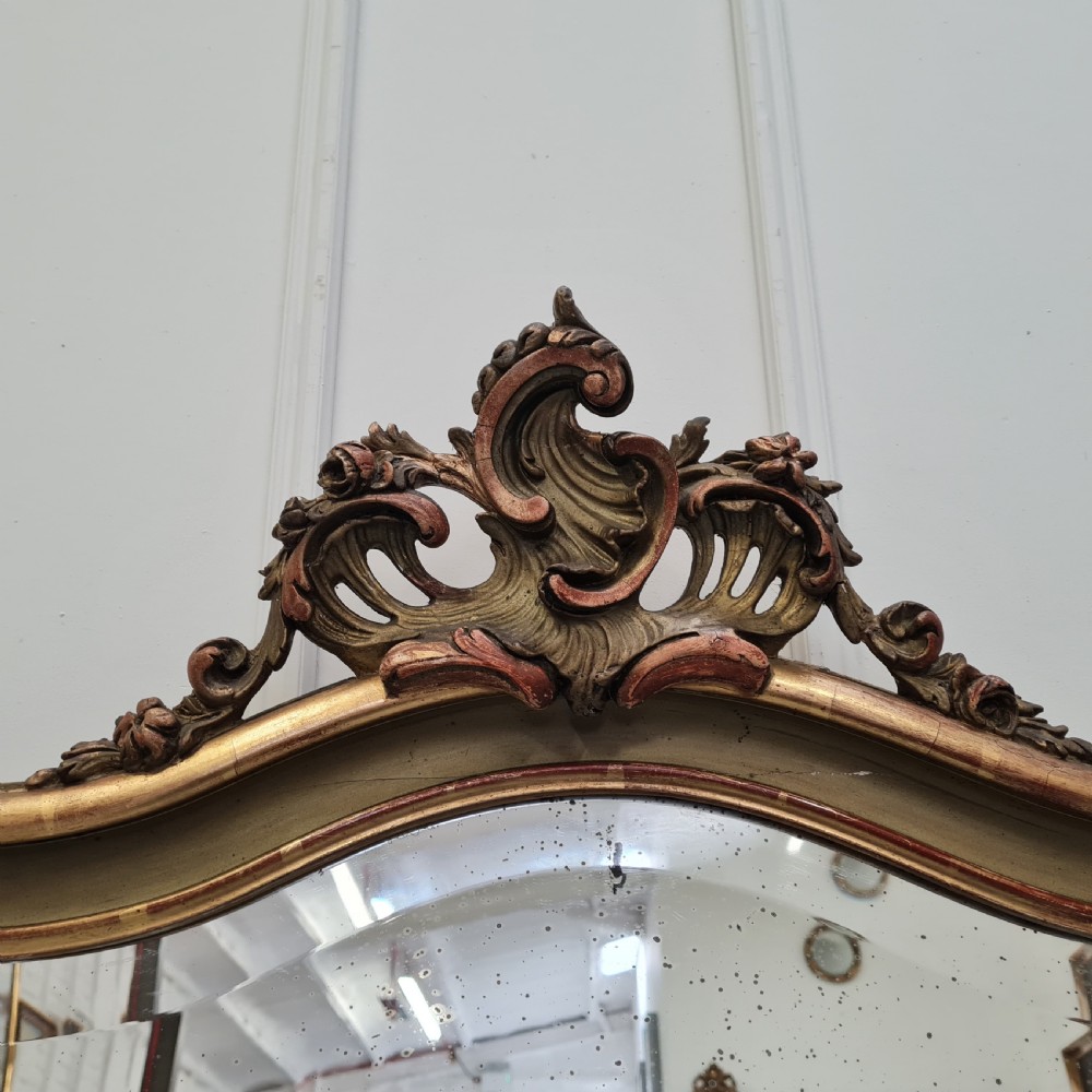 Antique French Rococo Mirror c1890 View IV