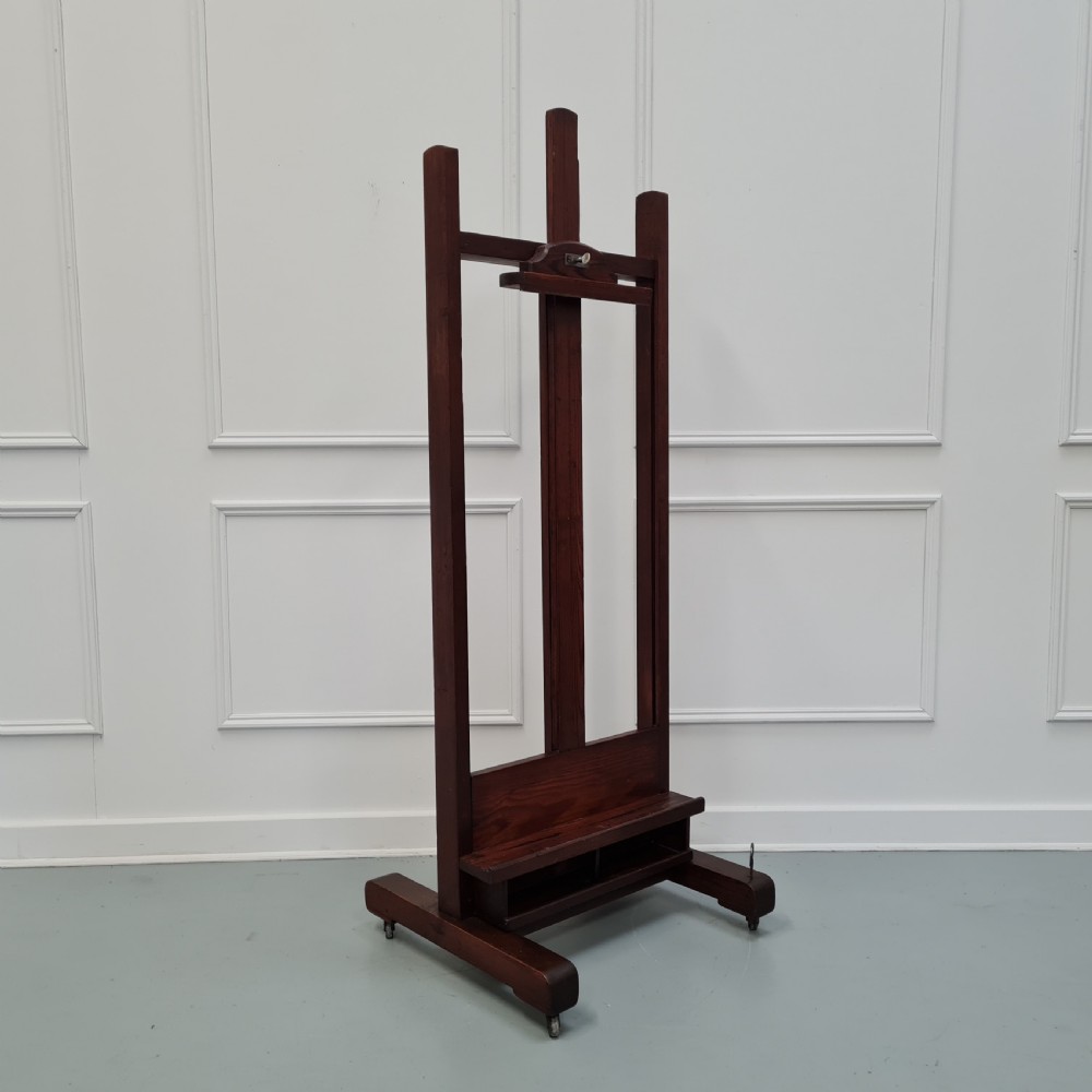 Antique French Pitch Pine Easel made in c1900 View II