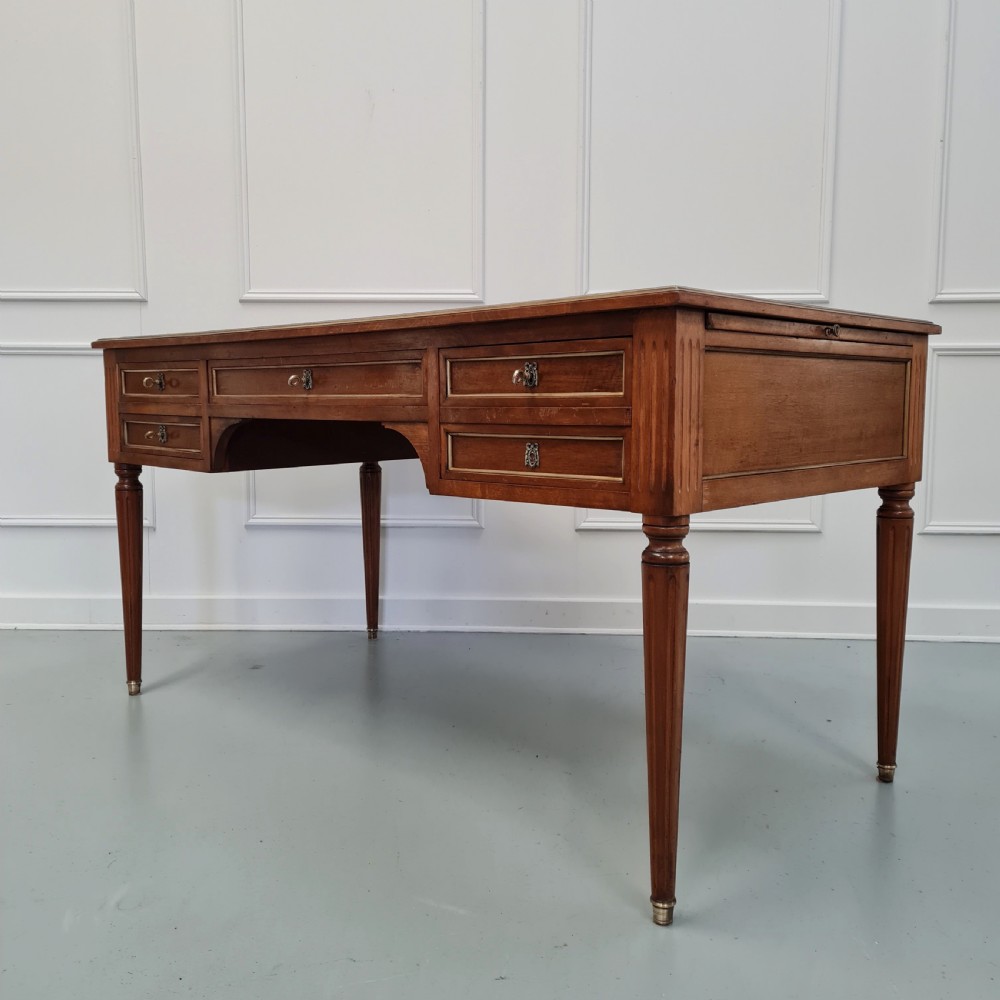 Large Antique French Mahogany Desk c1930