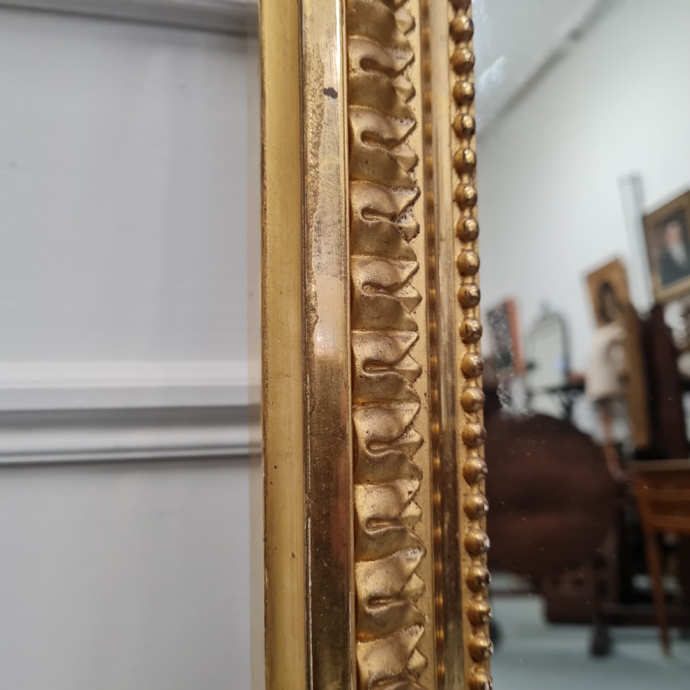 Antique French Gilded Mirror c1880 View IV