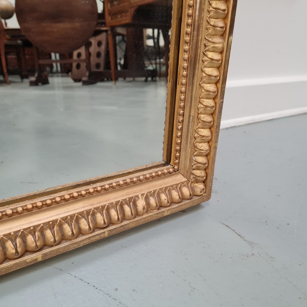 Antique French Gilded Mirror c1880 View VII