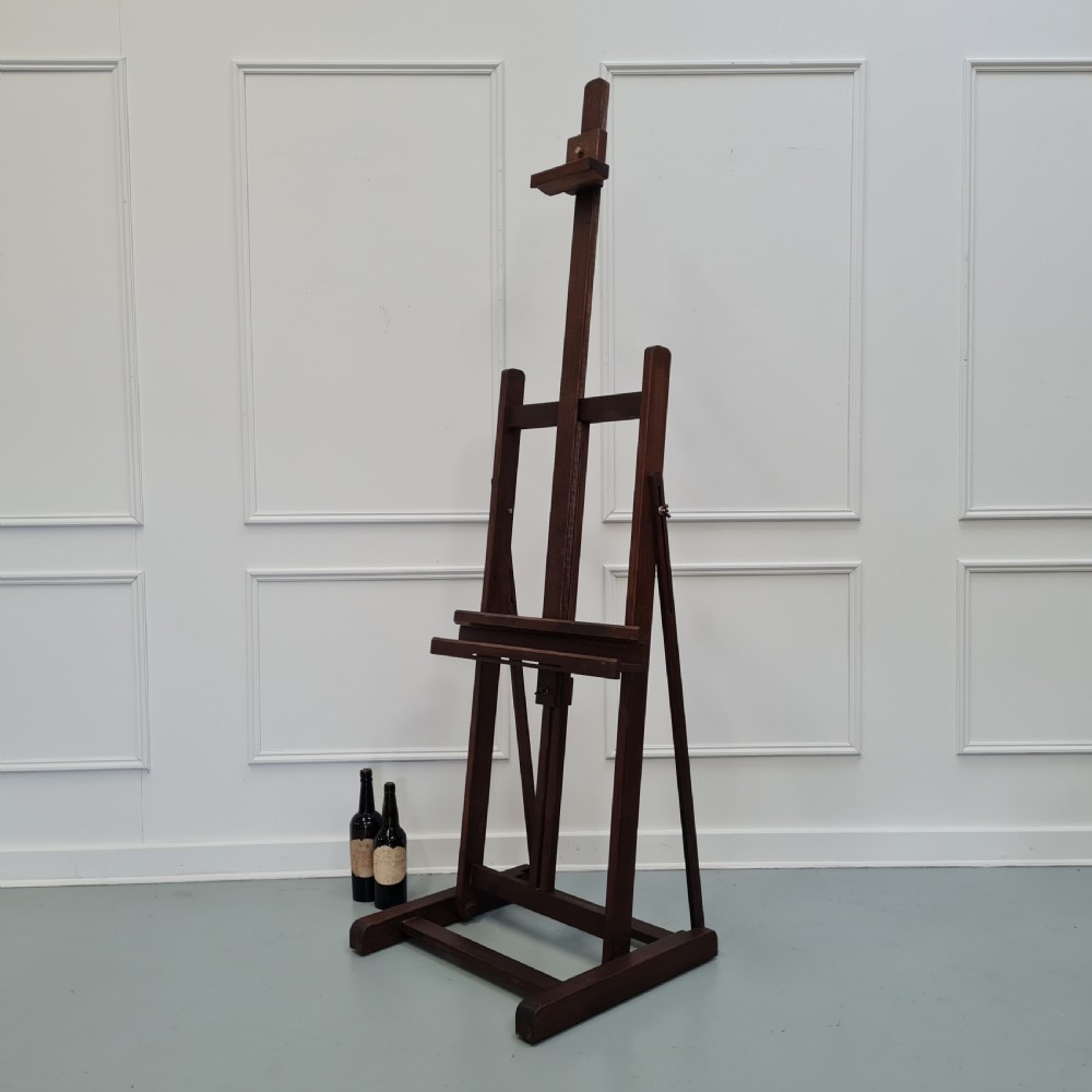 Antique French Easel c1930 View VII