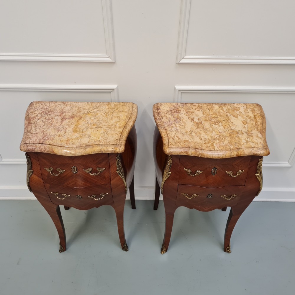French Kingwood Bedsides c1930
 View II