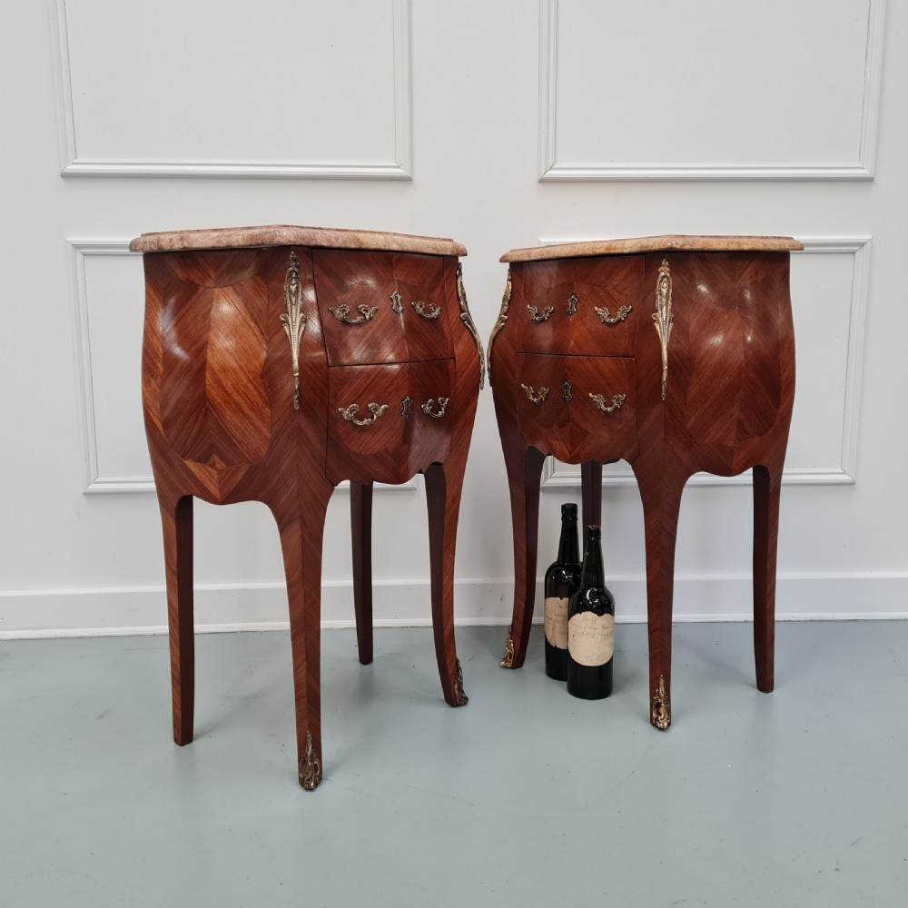 French Kingwood Bedsides c1930
 View VIII